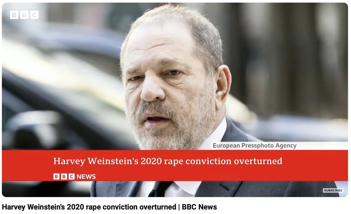 哈维·韦恩斯坦强奸案被推翻 将重新审判